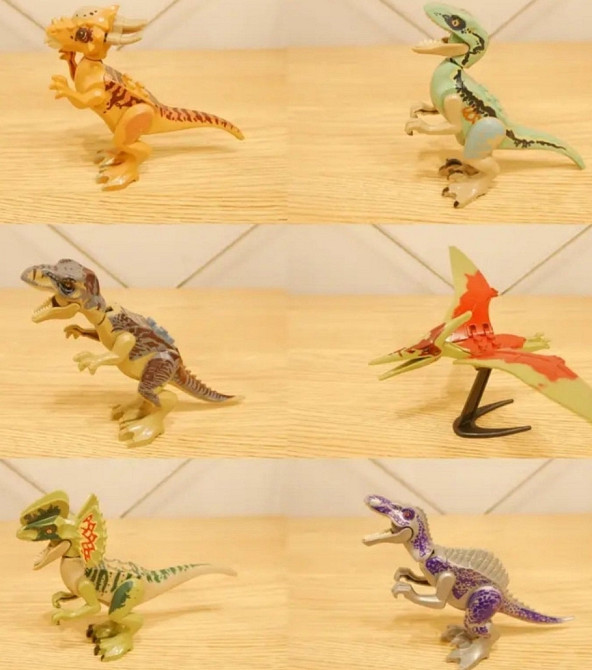 Конструктор Jurassic Park парк динозавров 12 шт блоков lego. Харьков - изображение 2