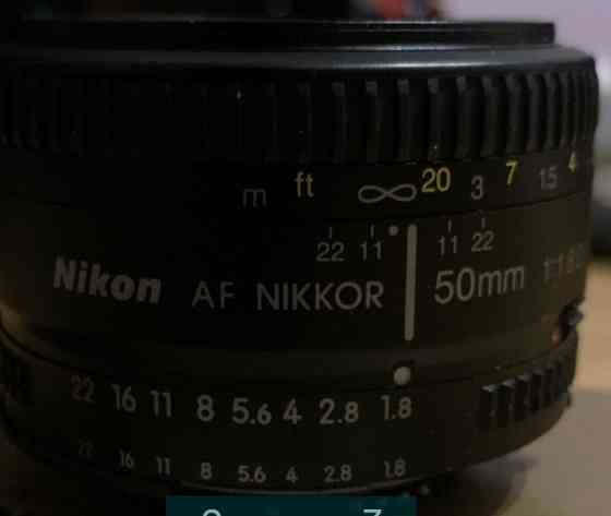 Об'єктив Nikon AF NIKKOR 50mm f/1.8D Киев