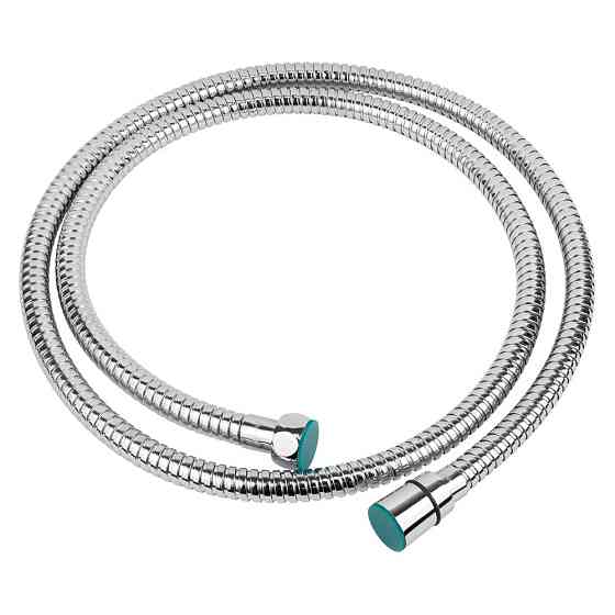 AQUATICA Шланг для душа 1/2" SS хромированный с подшипником 150см AQUATICA XB-8173 (9792021) Київ