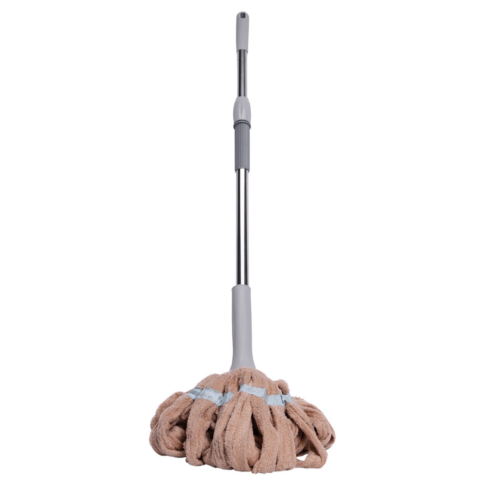 .Швабра телескопічна для миття підлоги універсальна мотузкова швабра з самовіджимом для прибирання Бежевий HP-35015-13BE Київ - фото 1