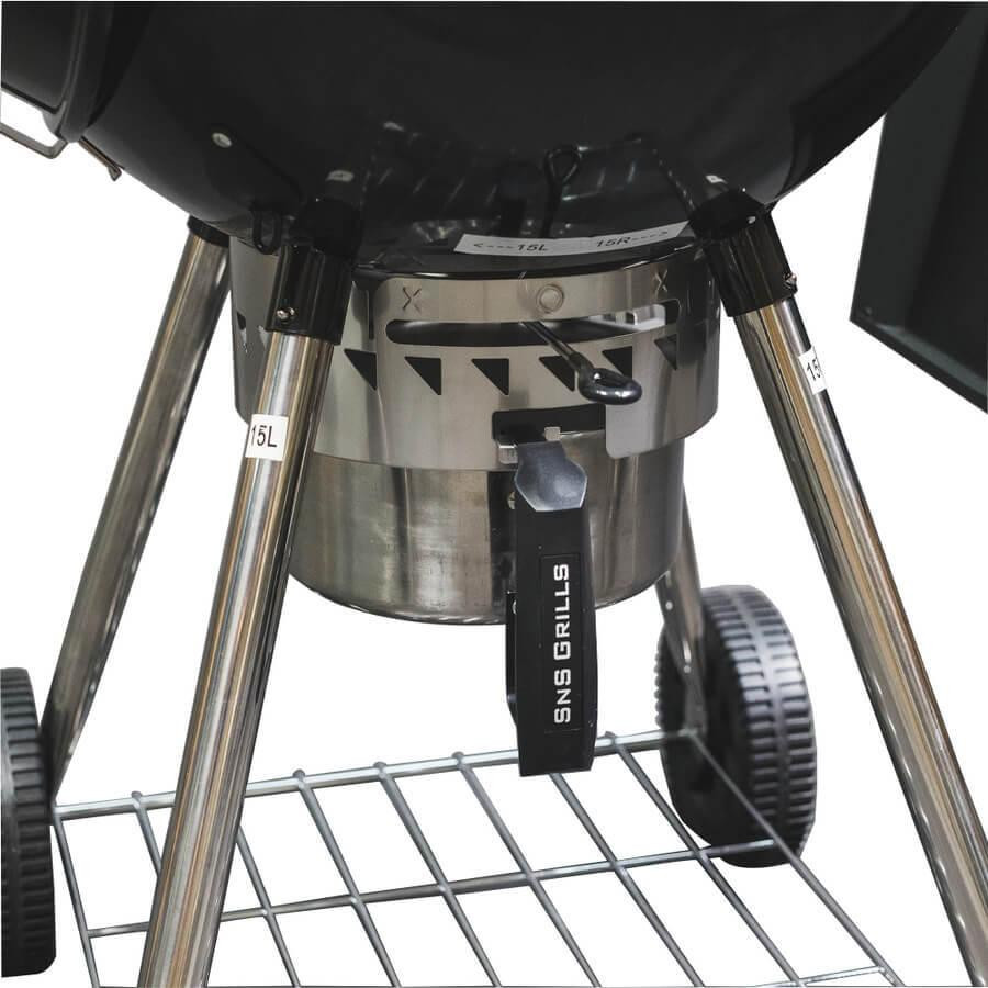 Вугільний гриль Slow and Sear Original Kettle Grill 57 см + кошик Deluxe SNS-KET-1 Код: 009468 Рівне - фото 4