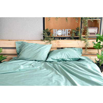 Простирадло Ardesto на резинці Mix&amp;Match сатин 180х200+30 см шавлія (ART1820FSG) Вінниця - фото 3