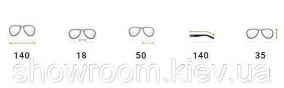 Окуляри сонцезахисні брендові (0477-1) Київ