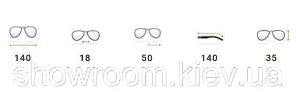 Окуляри сонцезахисні брендові (0477-1) Київ - фото 5