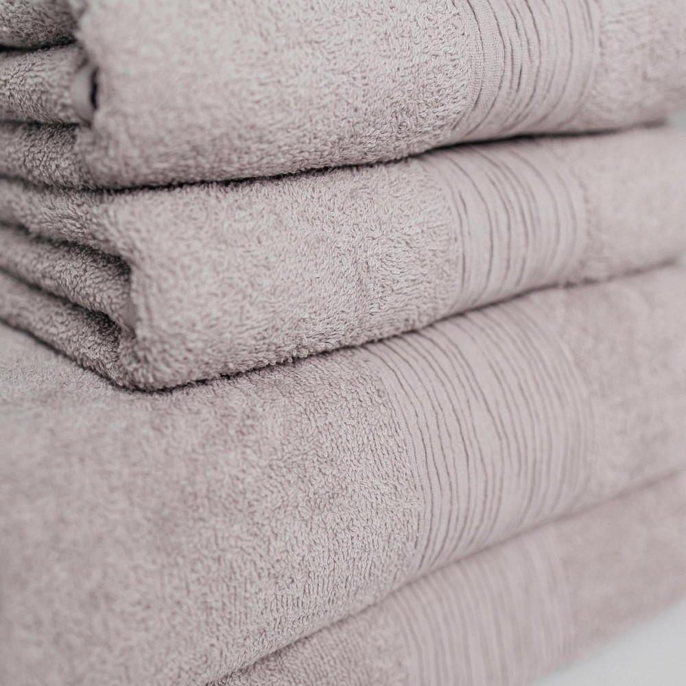 Набір Махрових рушників , Махра,Світло-Сірий, 50/90 та 70/140 Київ - фото 4