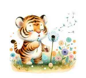 Термонаклейка для одежды детская Тигренок Киев