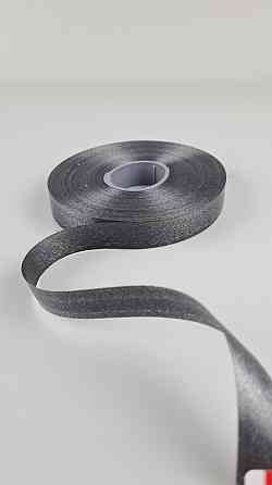 Стрічка поліпропіленова для повітряних куль і подарунків 2 см х 100 ярдів чорна (1 пачка) Харків