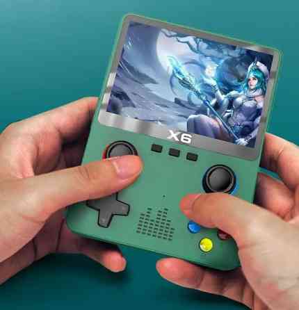 Консоль ігрова портативна X6 9401, зелена Вінниця