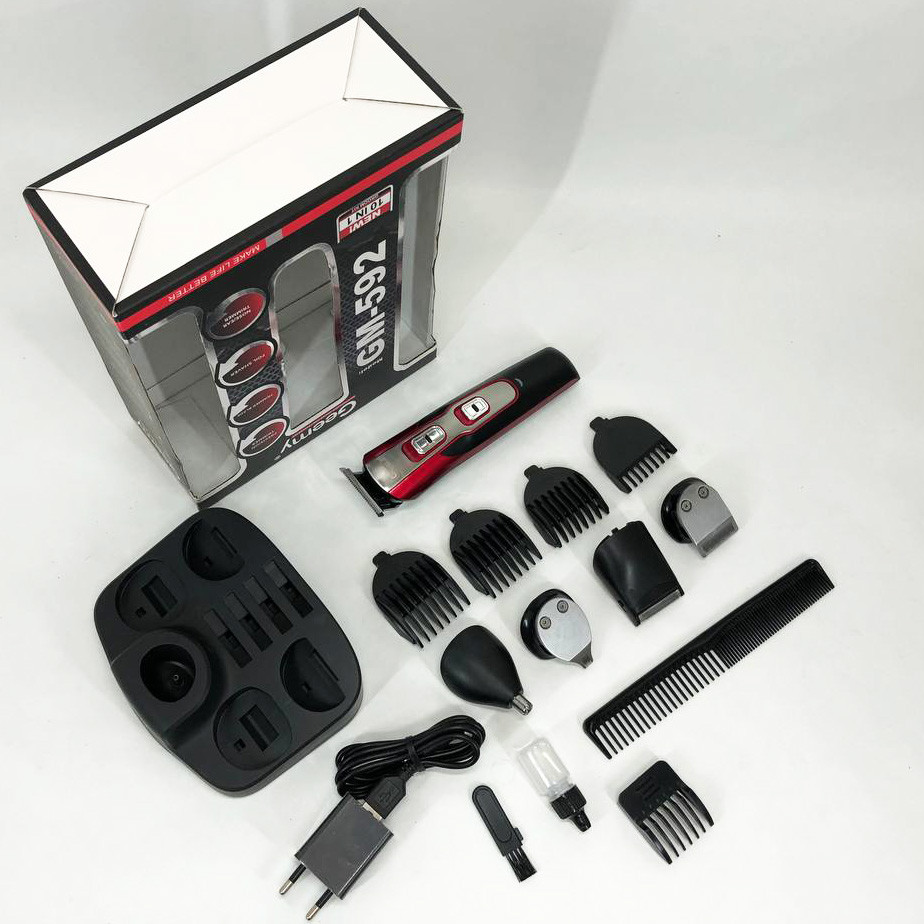 Машинка для стрижки волосся професійна GEMEI GM-592, Машинка для стрижки на акумуляторі EK-41 Львів - фото 2