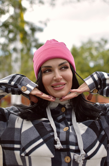 Женская зимняя шапка на флисе Киев - изображение 7