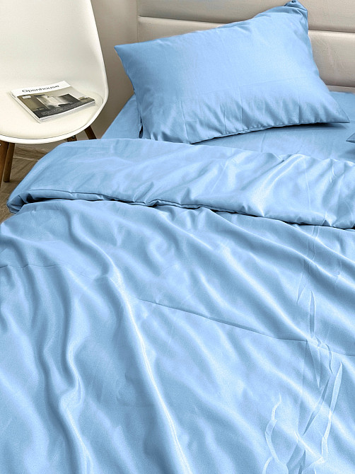 Ecotton Комплект наволочок Ecotton 50х70 см із полісатину 2 шт блакитного кольору Коломыя - изображение 4