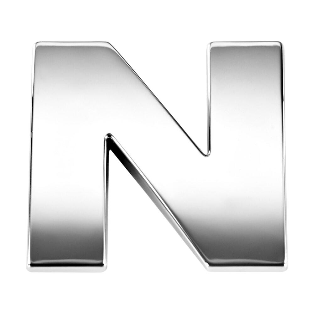 Наклейка 2 см Буква N Київ - фото 1