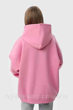 Худи оверсайз женское утепленное RAY OVERSIZE розовое (U0404W-Pink) Киев