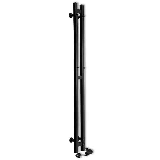 Електрична сушарка для рушників Laris Зебра ДУЕТ 80х1200 Е чорний Київ