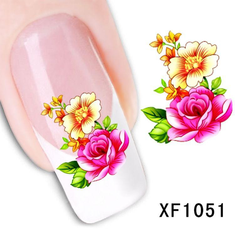 Наклейки для ногтей XF1051 Киев - изображение 1