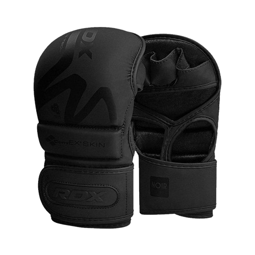 Рукавиці для ММА (Греплінгові рукавички) RDX T15 Noir Inner Matte Black S Каменское