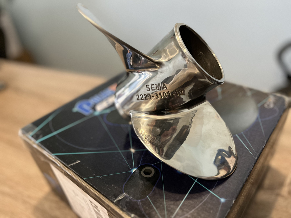 Винт Jetmar Нерж. Yamaha 40-60 Hp(11-1/8 X 13-G) для лодочного мотора Киев - изображение 2