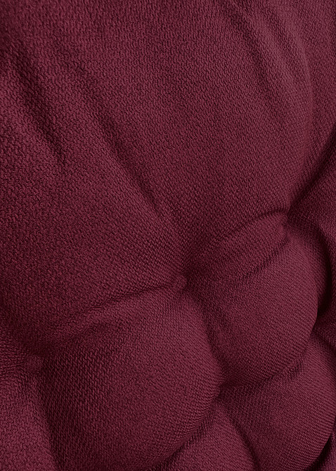 Подушка для стільців (50x120х8 см) подвійна Decorator Мальмо колір бордовий 84-124 Київ - фото 7