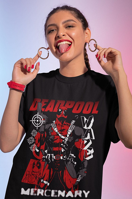 Футболка чоловіча з аніме принтом Суперхеро Біртхдай Суперхеро Гіфт оверсайз (S/M/L) Чорний AnimeJ1153 Дніпро - фото 4