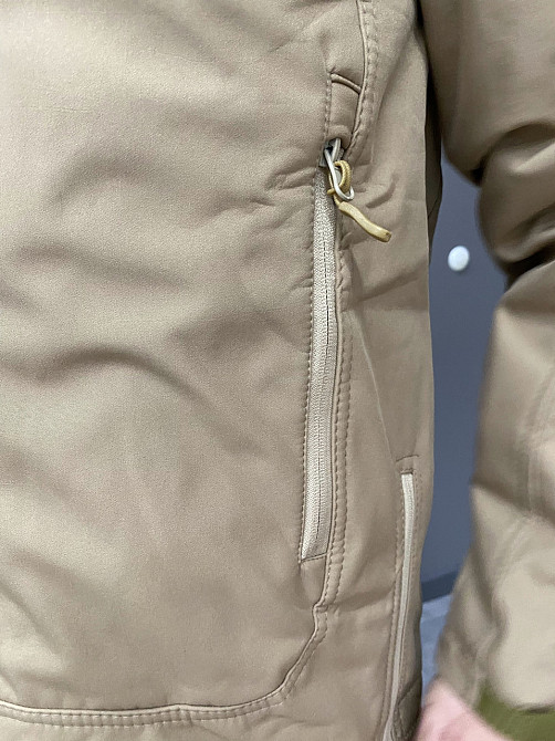 Куртка тактическая WOLFTRAP Softshell, цвет Койот, размер M, зимняя мужская куртка софтшелл для военных Solmir Киев - изображение 8