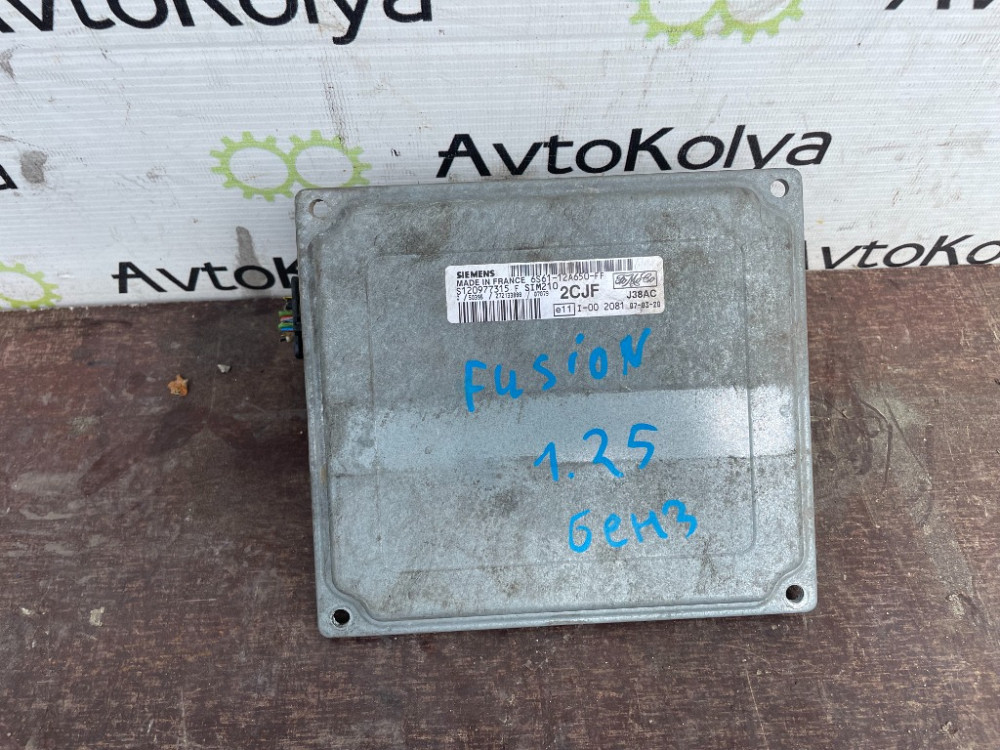 Блок керування двигуном Ford Fusion 1.25 бензин 2002-2012 (6S61-12A650-FF) Ковель - фото 1