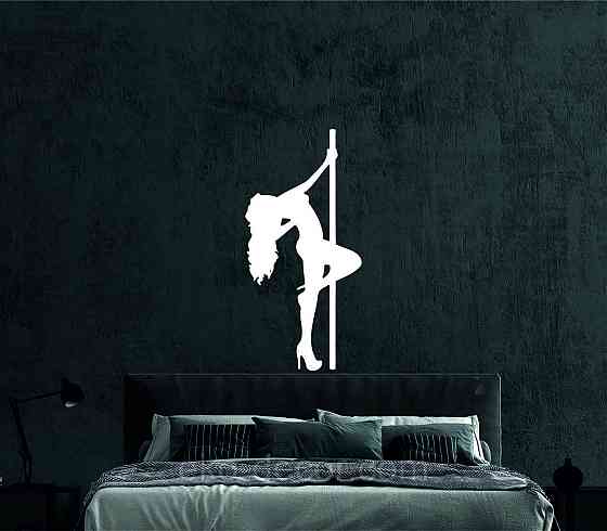 Декоративное настенное Панно «Стриптиз», Декор на стену 70*33 см, Белый Киев