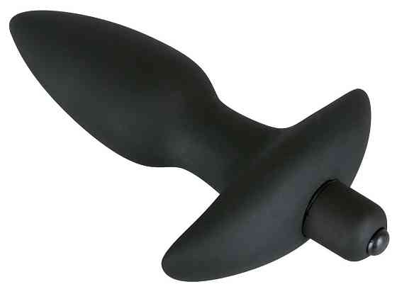Анальна пробка - Black Velvet Vibrating Plug Medium Sex Aura Київ