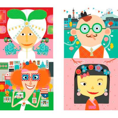 Набор для творчества Djeco Наклейки Каламбур 200 шт (DJ08934) Винница - изображение 2