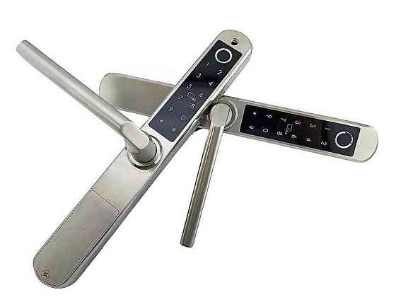 PES Dual сірий дверний розумний замок Київ