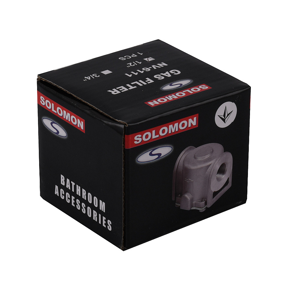 Фільтр газовий алюмінієвий SOLOMON 1/2″ NV-6111 Луцьк - фото 3