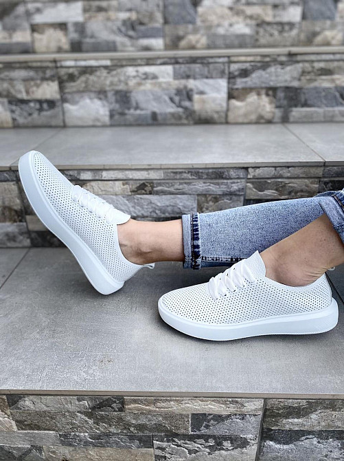 GREMMY Кеди жіночі GREMMY 98 білі (весна-літо, шкіра натуральна) (4404) Коломыя - изображение 5