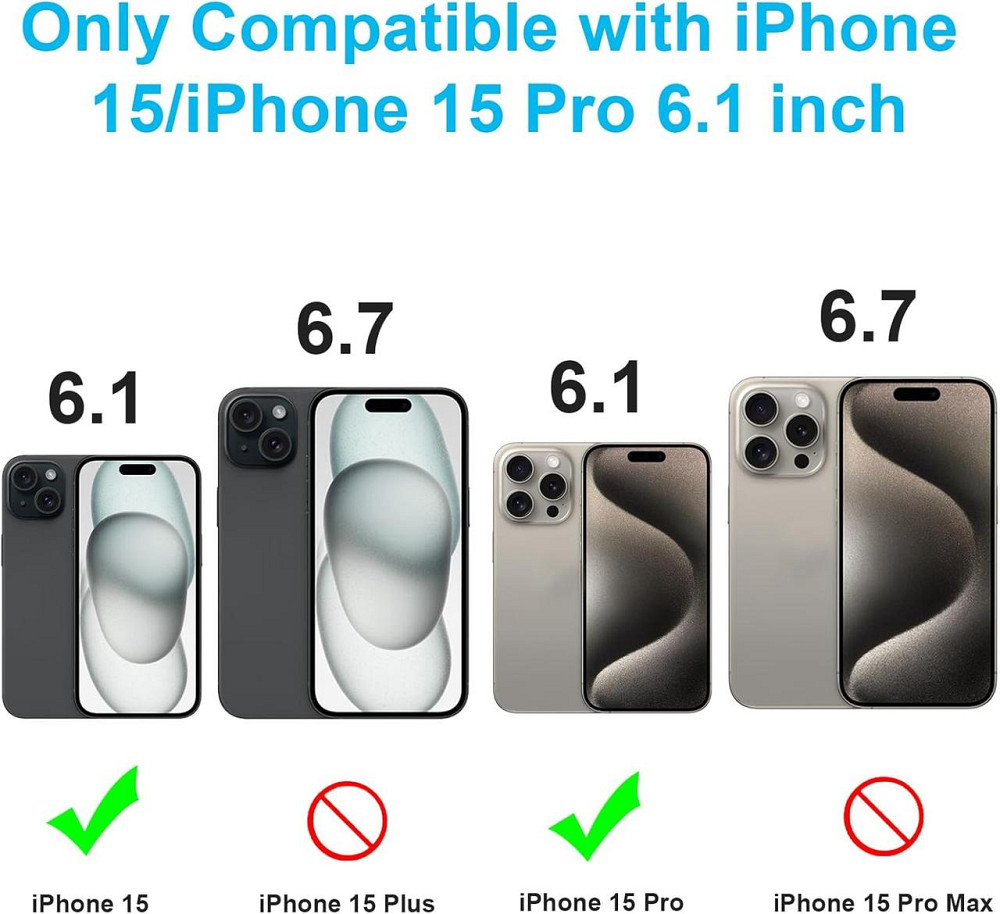 Чехол-аккумулятор MIGAFEI для iPhone 15/15 Pro 6,1″, PowerBank 7000 мА·ч, зарядка 2-в-1, черный Киев - изображение 2
