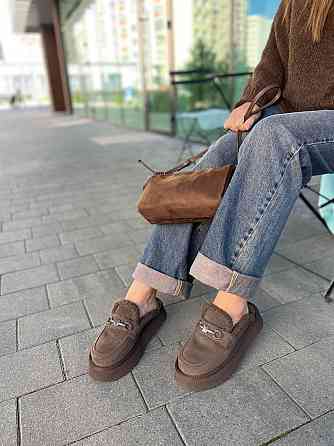 ITTS Угги жіночі ITTS -24 коричневі (зима, замша натуральна) (6042) Коломия