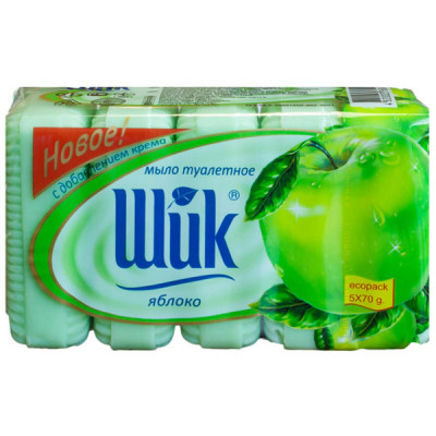 Тверде мило Шик Яблуко 5x70 г (4820023360457) Вінниця - фото 1