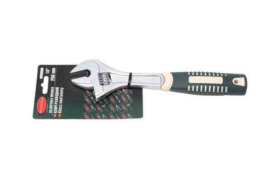 Ключ розвідний з прогумованим руківям 12"-300мм (захват 35мм) ROCKFORCE RF-649300E Одеса