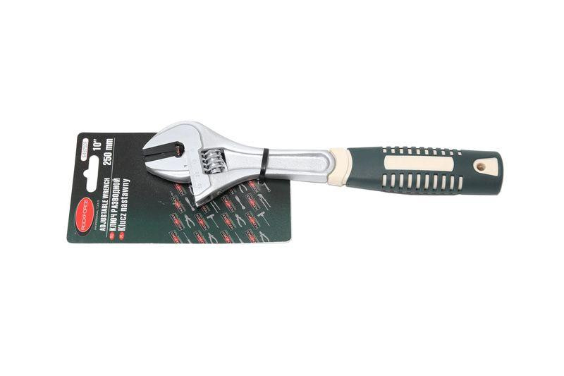 Ключ розвідний з прогумованим руківям 12"-300мм (захват 35мм) ROCKFORCE RF-649300E Одеса - фото 1