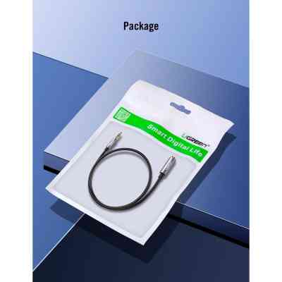 Кабель мультимедийный 3.5mm M to 3.5mm F 1.5m AV118 gray Ugreen (10593) Винница