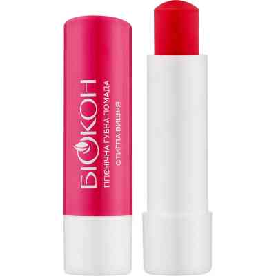 Гигиеническая помада Біокон Спелая вишня 4.6 г (4823110302873) Вінниця