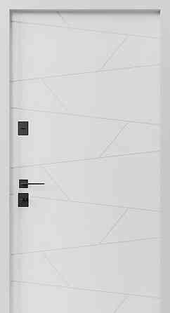 Дверь входная SARMAK Люкс термо Свея деревянная панель ArWood RAL 7016 / ПВХ белое дерево 860x2040 мм левые Киев