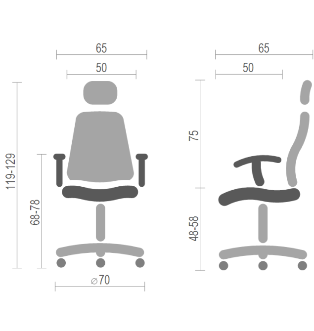 Кресло офисное компьютерное Just Sit Etna сетка рабочее для компьютера, офиса Киев - изображение 4