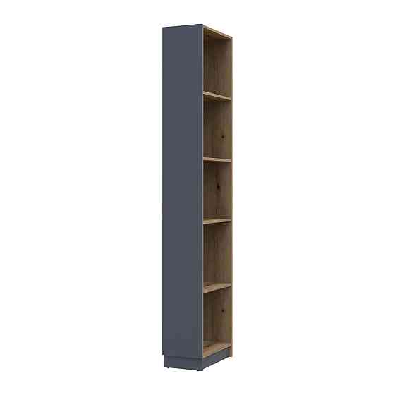 Етажерка до шафи Doros Дейл Антрацит/Дуб Евок 52х28х220 (41516267) (DRS-012174) Львів