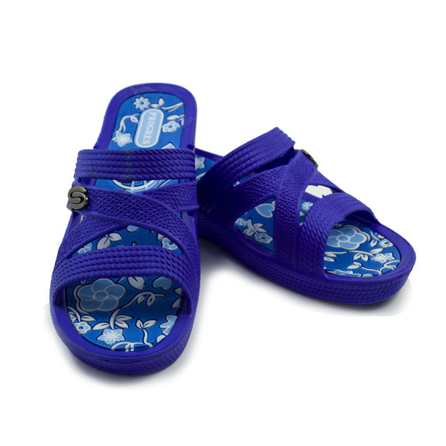 Женские шлепанцы на платформе,  антибактериальная стелька (36,37,38,39) Синий W2604020-2 Одесса - изображение 4