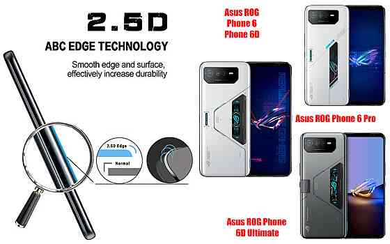 Захисне скло ArmorGlass для Asus ROG Phone 6, 6D, 6 Pro, 6D Ultimate – стійке до подряпин та ударів Київ