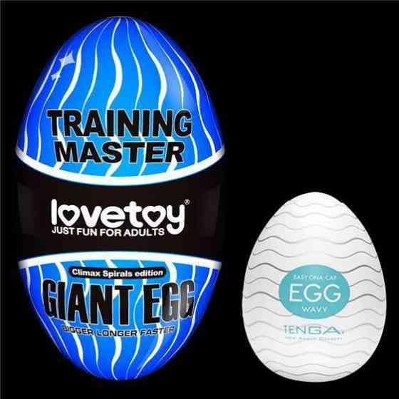 Мастурбатор - Traning Master Giant Egg Masturbator Blue Sex Aura Київ