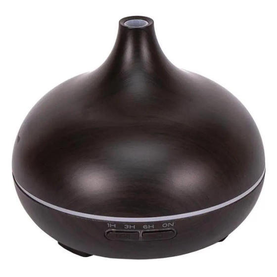 Зволожувач повітря Aroma Diffuser 115-021 з підсвіткою Чорний Вінниця
