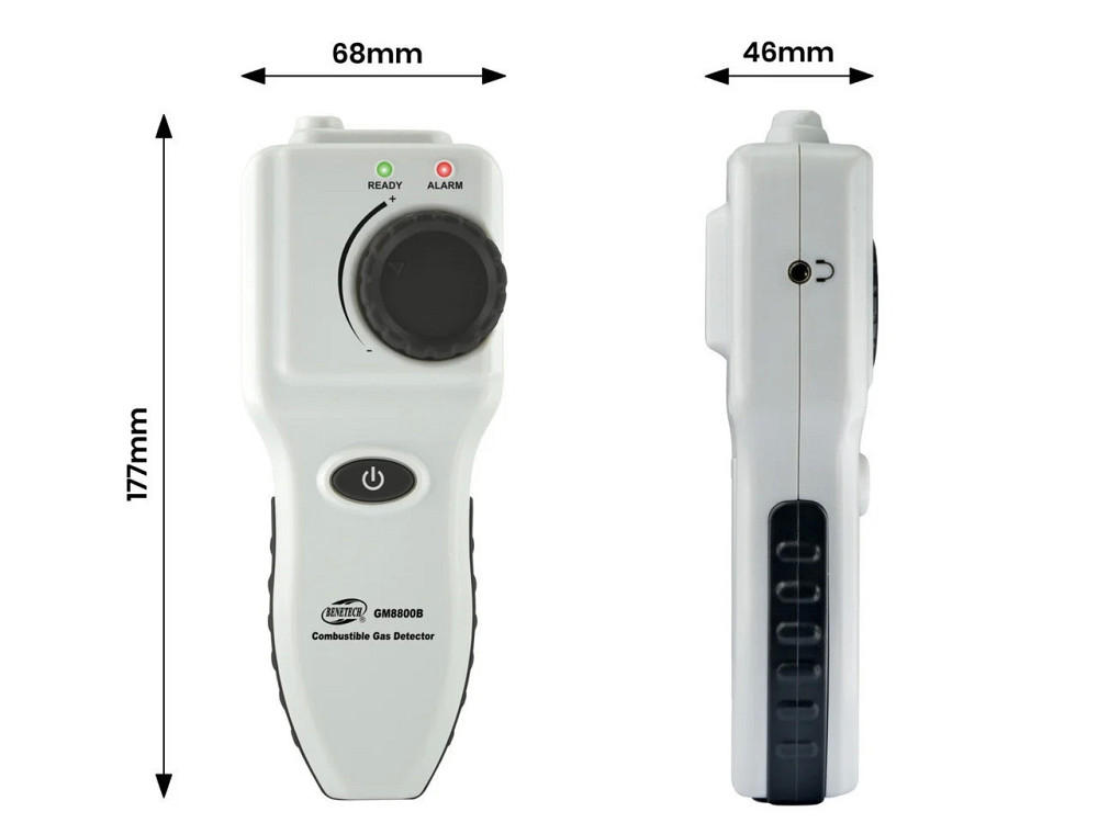 Детектор горючих газів (10% LEL) BENETECH GM8800B Чернігів - фото 4
