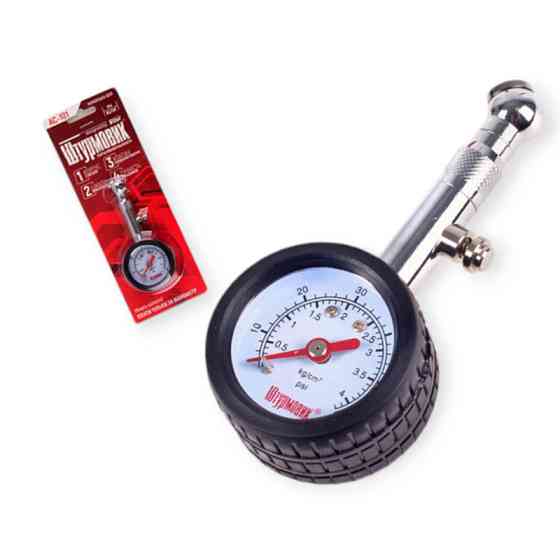 Манометр металевий 4 атм блістер Мукачево