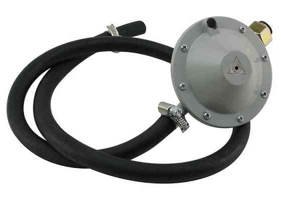 Комплект шланг 1 метр с редуктором и хомутами для подключения газового баллона на газовый котел конвектор плиту Киев