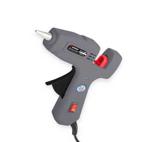 Пістолет електричний для клею d-7.0 мм 20 Вт з вимикачем Мукачево