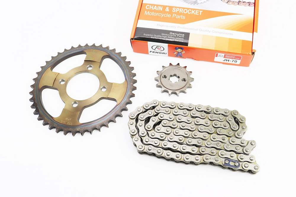 Зірки, ланцюг к-кт JH - 428H-98L+41T+14T (у коробці) "гартована", від 3шт -8% Киев - изображение 1